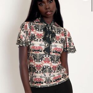 ISO Blackmilk Art Nouveau top